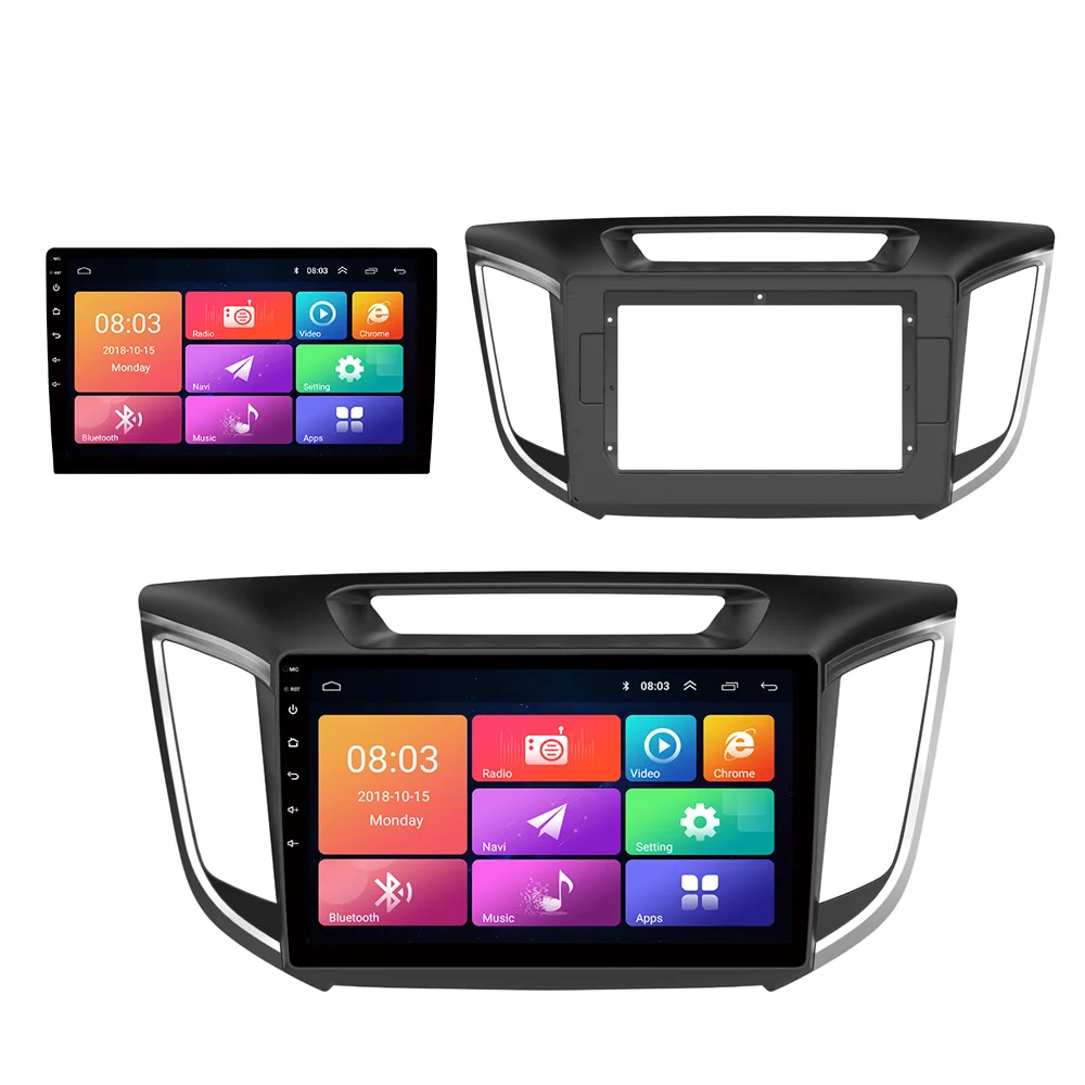 Автомобильный мультимедийный плеер Android 9 1 автомагнитола с GPS навигацией Din