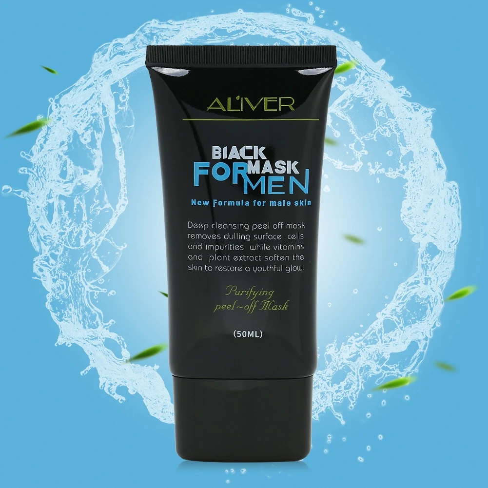 Мужская всасывающая черная маска для лица Acne Treat men ts осветляющая Очищающая Удаление угрей глубокое очищение для акне уход за шрамами на коже