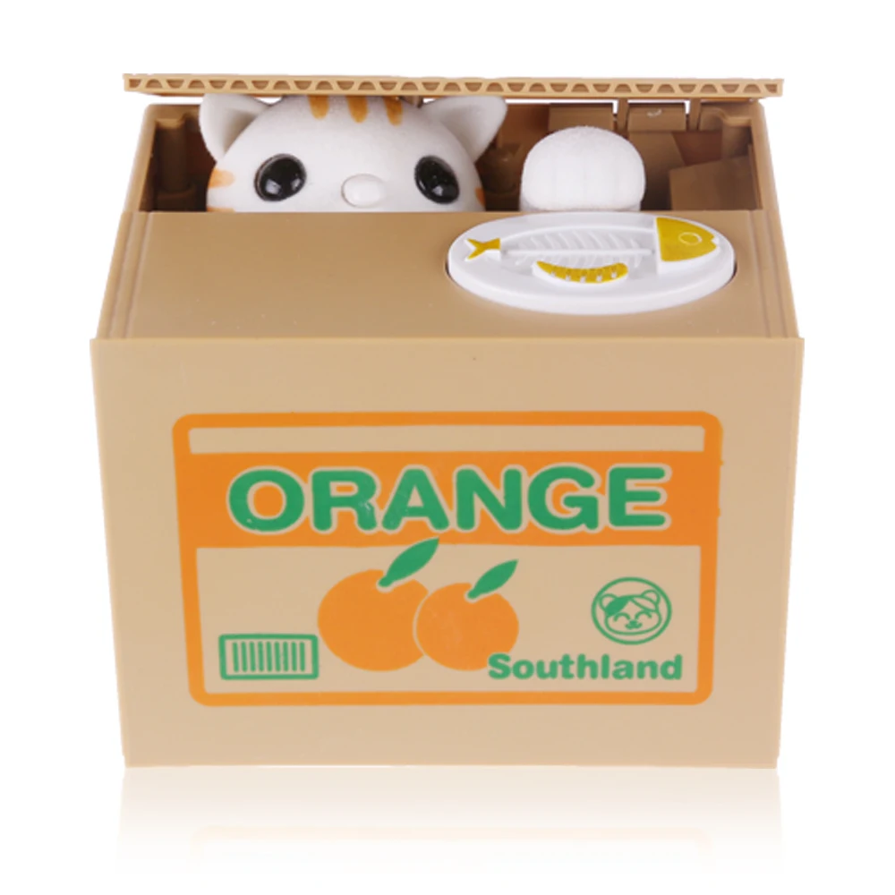 

Panda Kitten Thief Piggy Bank Toy Automatic Steal Coin Piggy Bank Kid Gift Piggy Bank Money Saving Box Moneybox