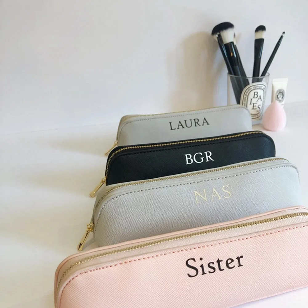 Case - Monogrammed Pen Holder Stationary Birthday Gift For Him