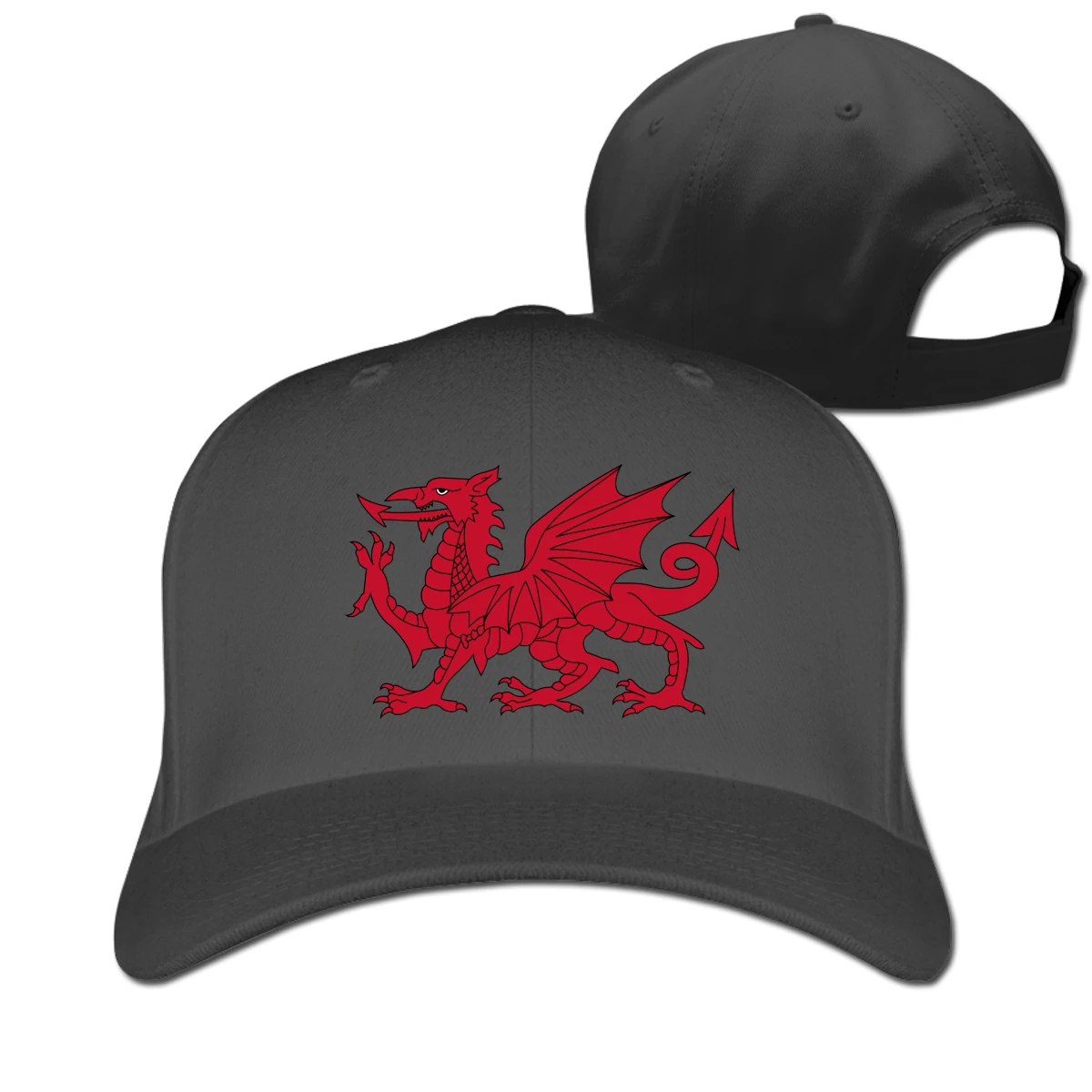 

Welsh Flag men women's Fashionable breathable Sun Caps