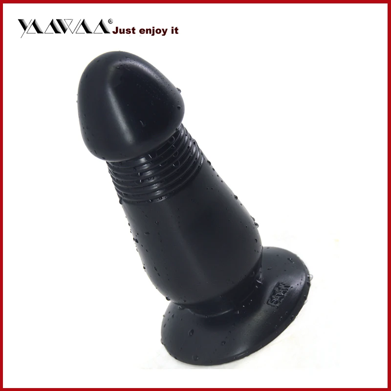 Большая Анальная пробка FAAK черная стандартная огромная секс игрушки Эротические