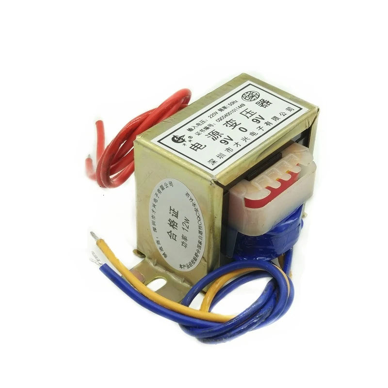 Катушка 12 Вт аудиотрансформатор EI48 DB 12VA 220V to AC6V/9V/12V/15V/18V/24V/одиночный/двойной