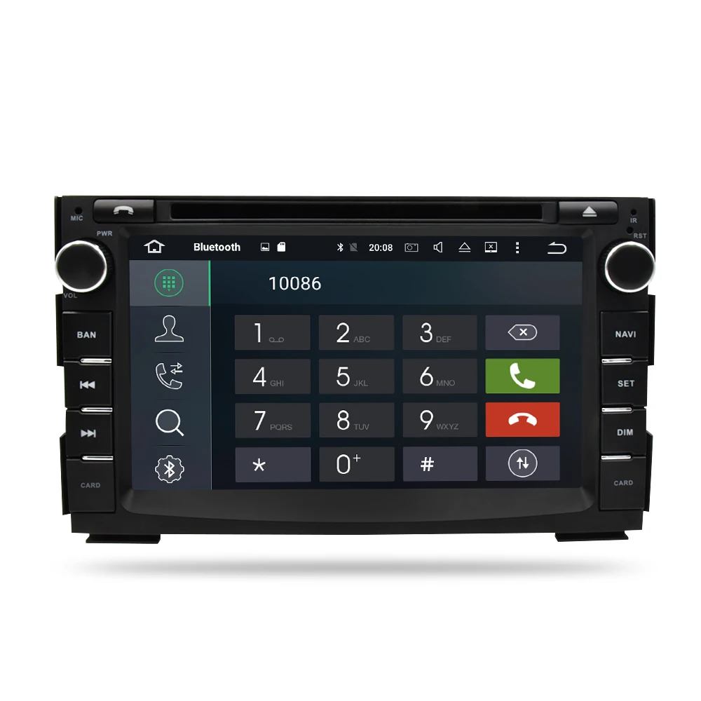 Автомобильный мультимедийный плеер с радио DVD GPS навигацией ОЗУ 4 Гб Android 10 0 для Kia