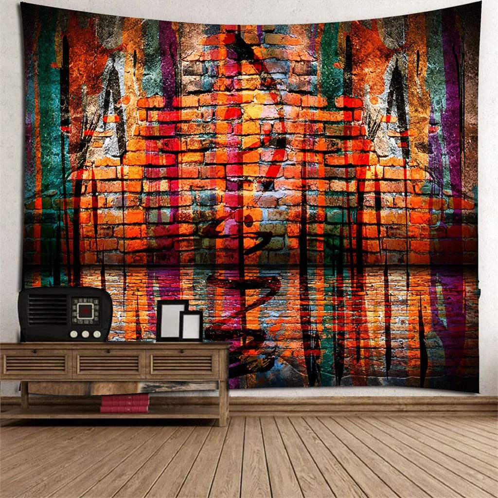 Винтажная карта мира настенные гобелены подвесной хиппи гобелен покрывало