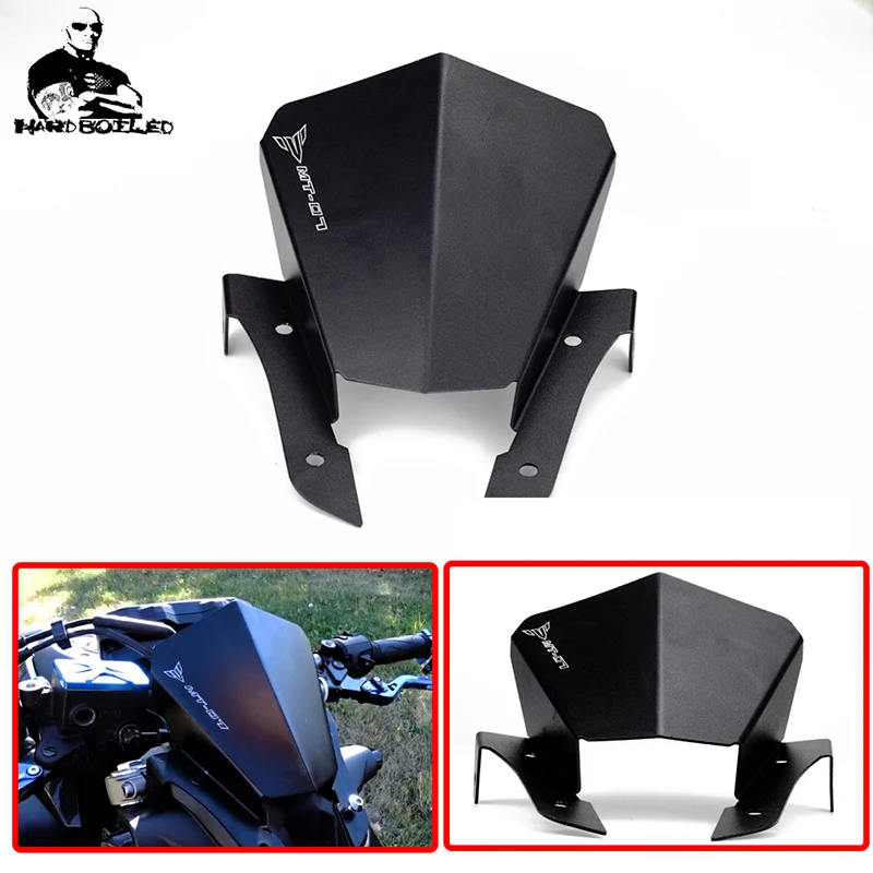 

Ветровое стекло для мотоцикла YAMAHA MT-07 2013 2014 2015 2016 MT FZ 07 MT07, ветрозащитный экран для мотоцикла из алюминия