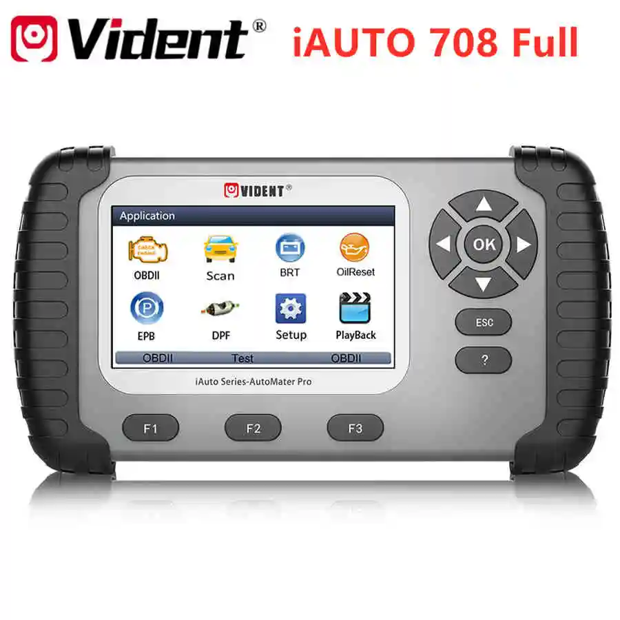 

Диагностический сканер VIDENT iAuto708 для всех марок