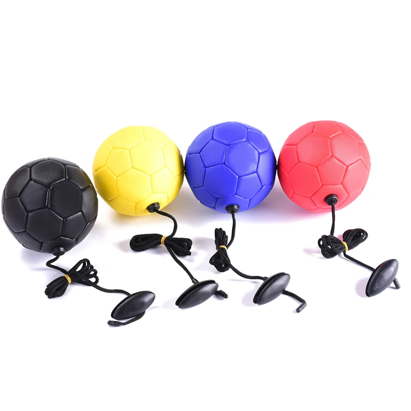 Новый футбольный тренировочный мяч Футбольная тренировка с веревкой для детей