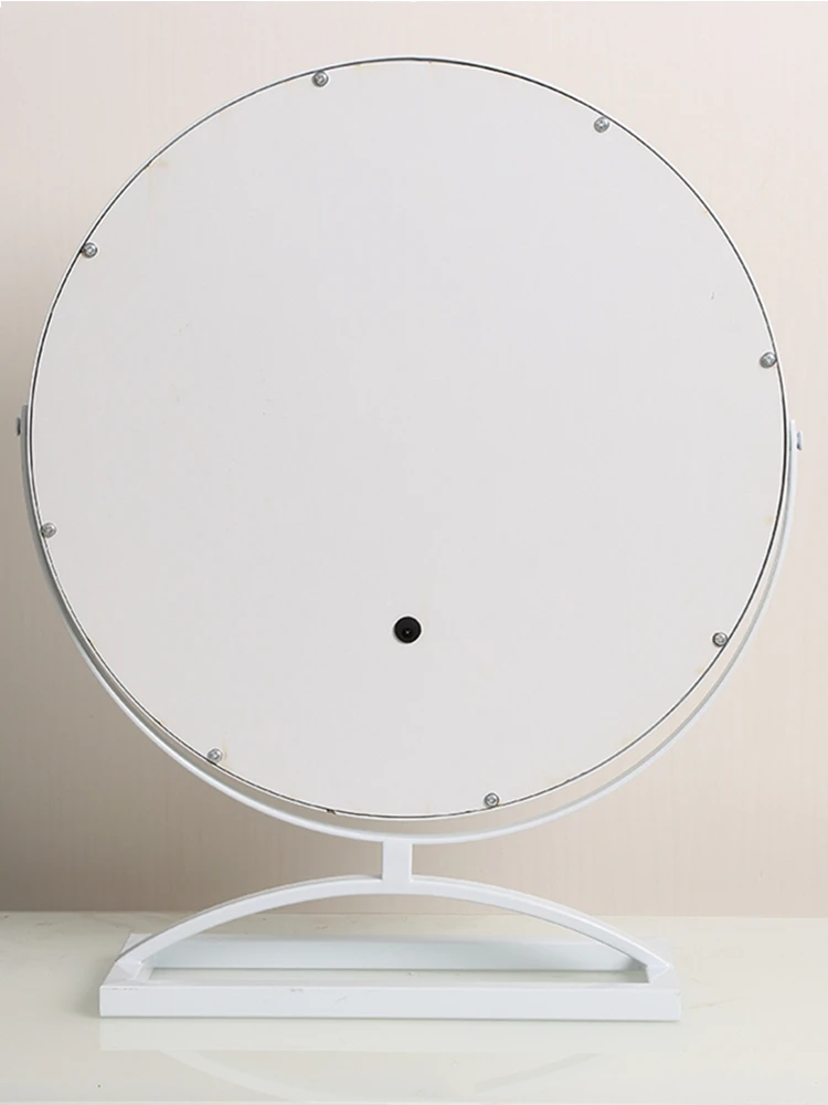 

Nordic Makeup Mirror With Led Light Rotating Adjustable Desktop Large Dressing Table Vanity Mirror Round Espelho Cosmetic Mirror