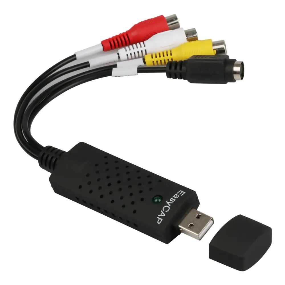 Карта адаптер захвата USB Easycap 2 0 TV Video Audio VHS на DVD HDD преобразователь карта