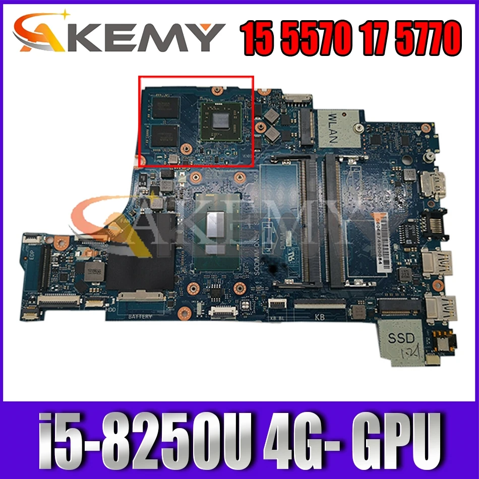 

Фонарь JPMY7 0N7Y27 для DELL 15 5570 17 5770 материнская плата для ноутбука CAL50/DAL10 фонарь/фонарь 4G-Графический процессор 100% полностью протестирован