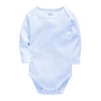 0 24m newborn baby boys girls rompers roupa de bebes long sleeve winter autumn soft 100cotton new baby clothes solid jumpsuits