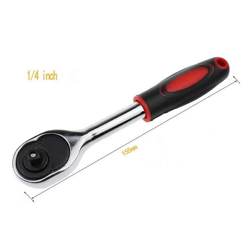 

46 Sets of Mini Quick Ratchet Sleeve 6.3mm Auto Repair Sleeve Auto Maintenance Tool Set Tool