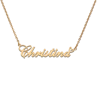 god with love heart personalized character necklace with name christina for best friend jewelry gift