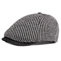vintage autumn winter beret hats men warm knitting newsboy caps elderly middle aged artist painter cap flat herringbone dad hat