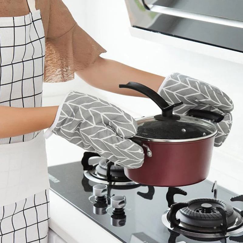 Non slip рукавицы для микроволновой печи утепленная выпечки Пособия по кулинарии