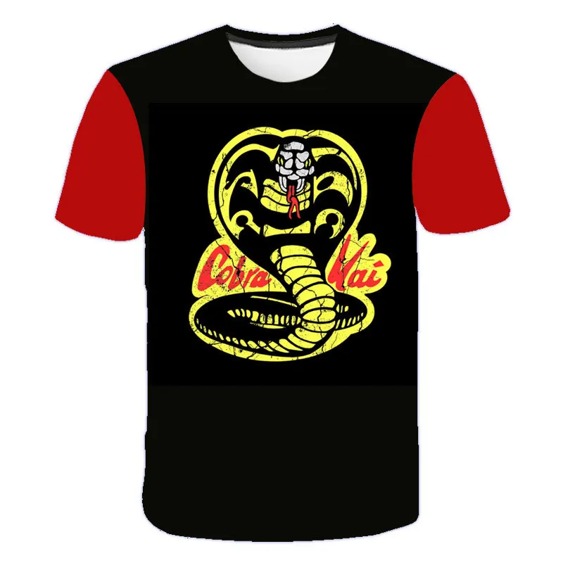 

Cobra kai Men clothing T-shirts Oversized Plus size tops Vetement homme Blusa masculina Streetwear Funny Koszulki Camisa Polera