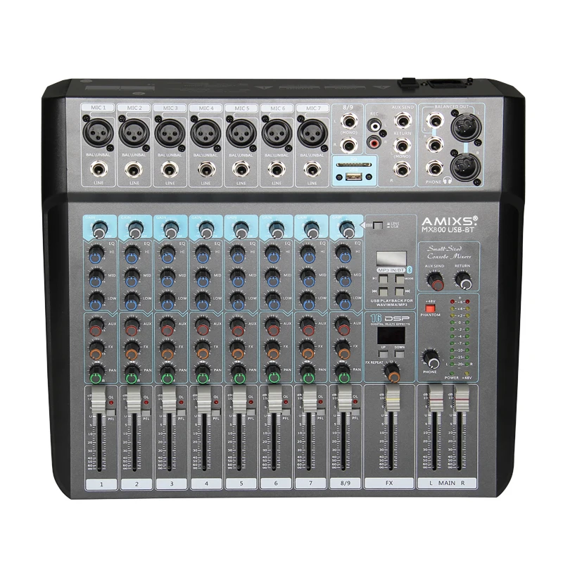 Стереомикшер. Микшер из Китая. Стерео микшер. Professional Mixer Console mr8 цена.