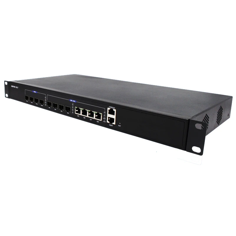 Выключатель Opitcal Line Terminal OLT 4 порта EPON 4GE uplink постоянный ток блок питания