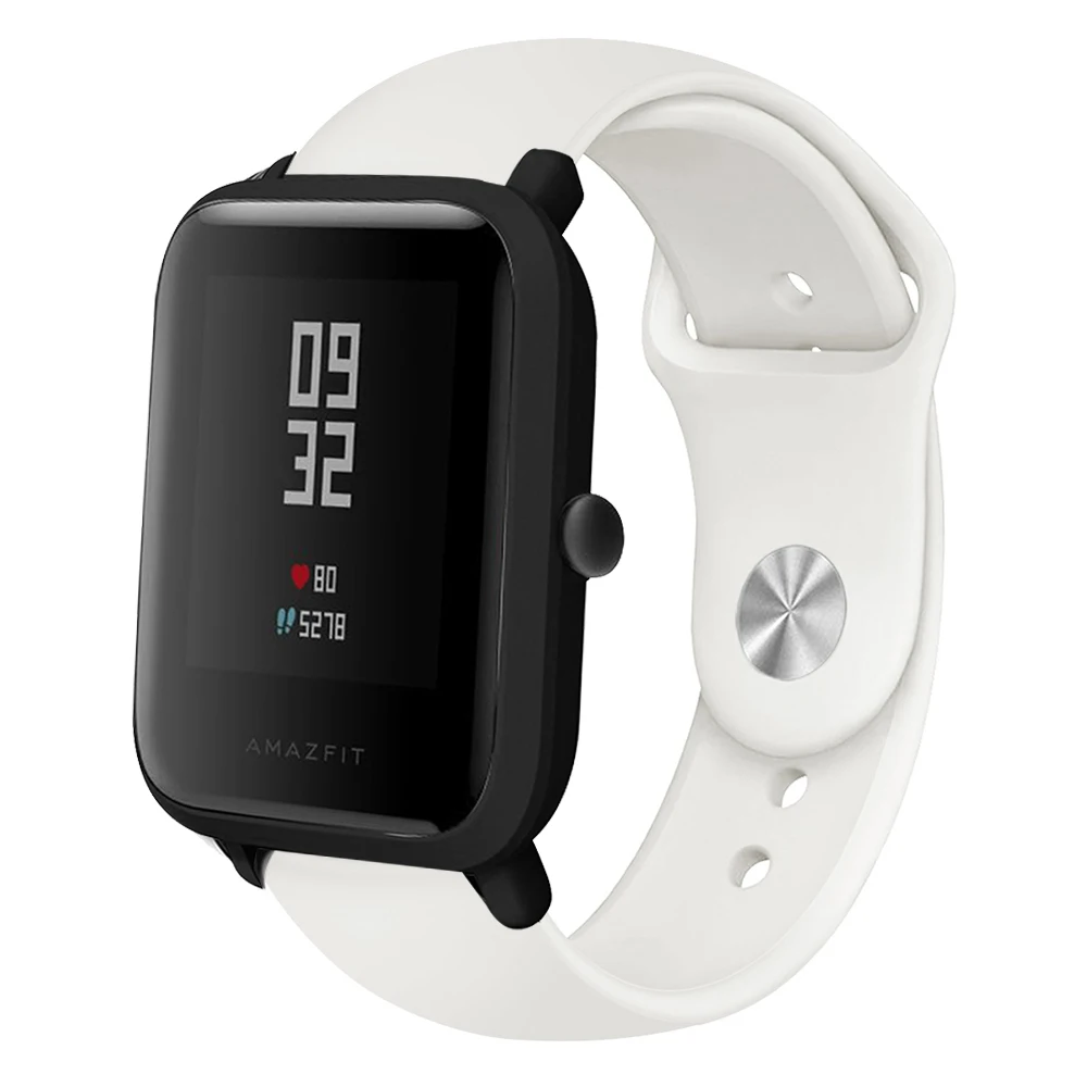 Силиконовый ремешок для часов Ремешок для Huami Amazfit Bip Youth/GTR 42 мм ремешок для часов 20 мм для samsung gear S2 классический браслет