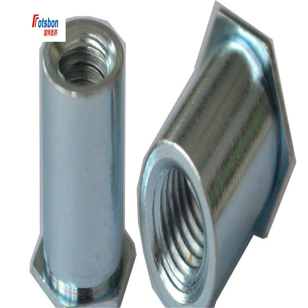 

BSOA-3.5M3-14 Blind Hole Threaded Standoffs Self Clinching Feigned Crimped Standoff Server Cabinet Sheet Metal Spacer PCB Rivets