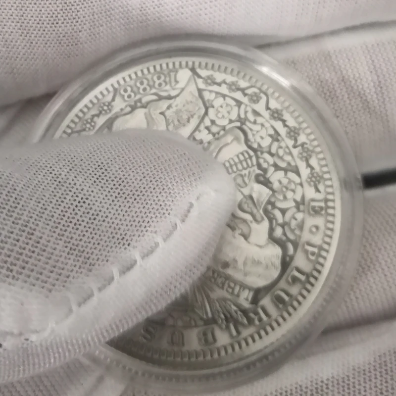 Коллекция Американских Монет Хобо с черепом 1888 копия американских монет