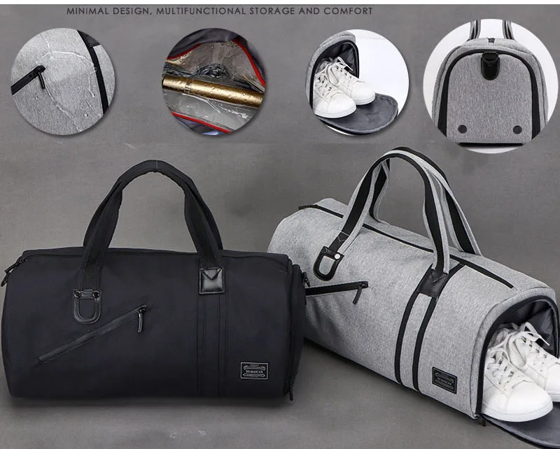 Multifunction Men Travel Bags Male Bag Portable Travel Duffle Bags for Man Large Capacity Shoulder Handbag Back Pack for Suit