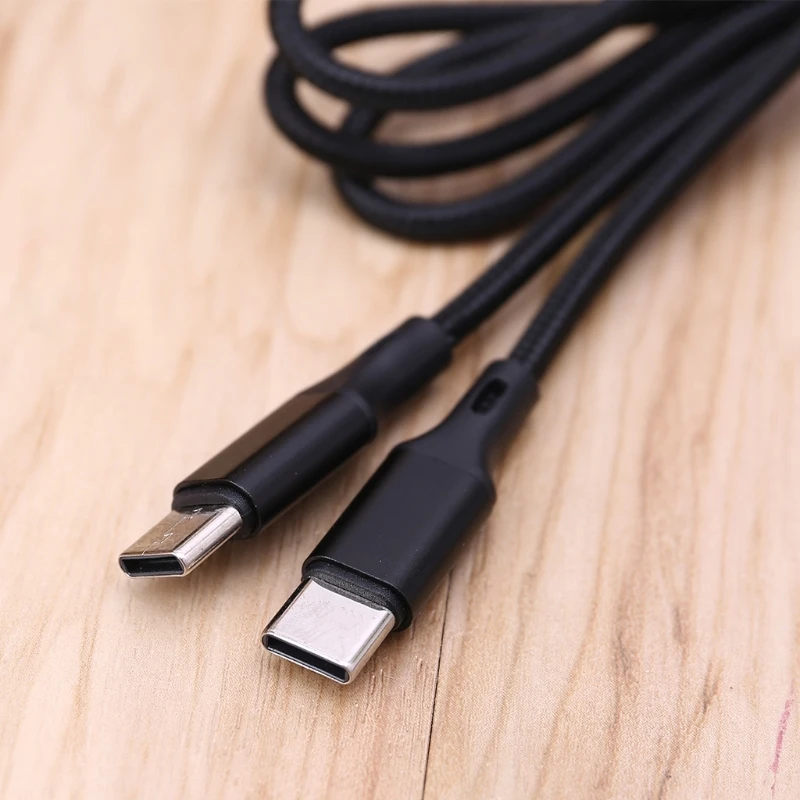 Новинка 2021 100 см нейлоновый универсальный кабель Type C на USB зарядный шнур провод