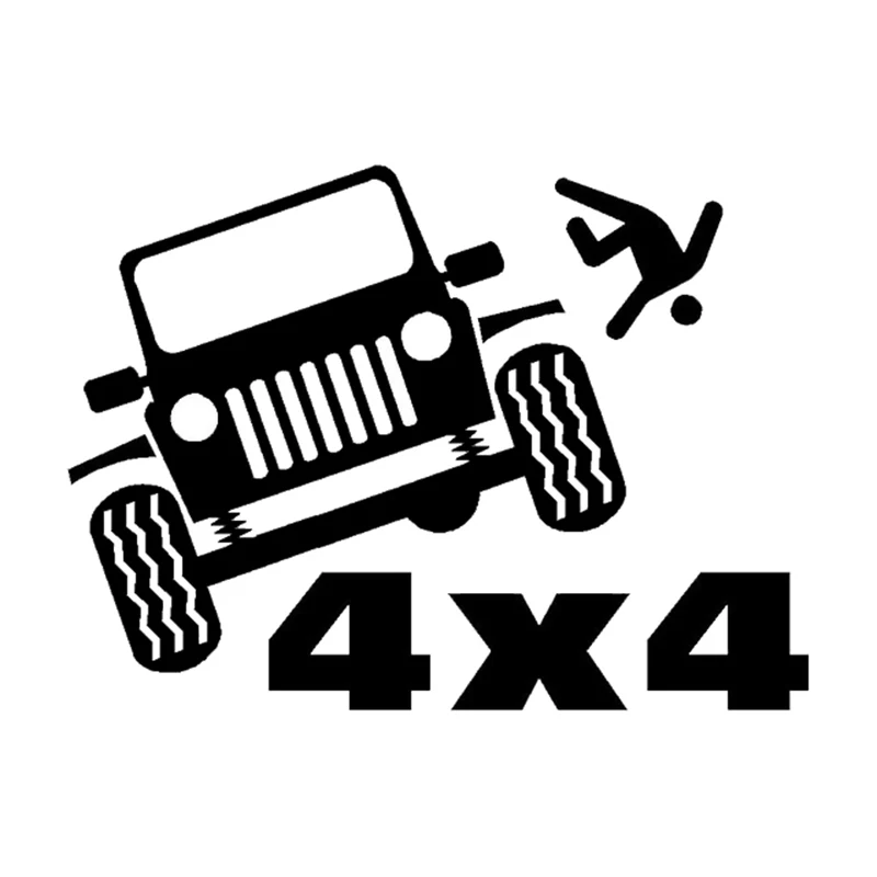 

Автомобильная наклейка 4x4, забавные виниловые наклейки s и 3D наклейки на Стайлинг, креативные ПВХ 15 см * 11 см