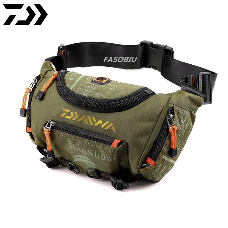 

2021 Daiwa Multi-function Fishing Bags Travel Bag Bumbag Waist Money Belt Passport Wallet Zipped Pouch Camouflage Waist Packs