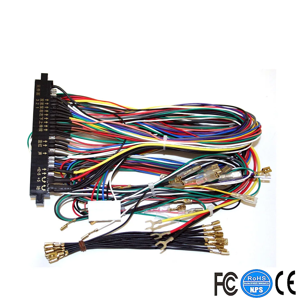 Аркадный жгут проводов JAMMA 56 Pin с интерфейсом шкафа ткацкий станок многоадресный