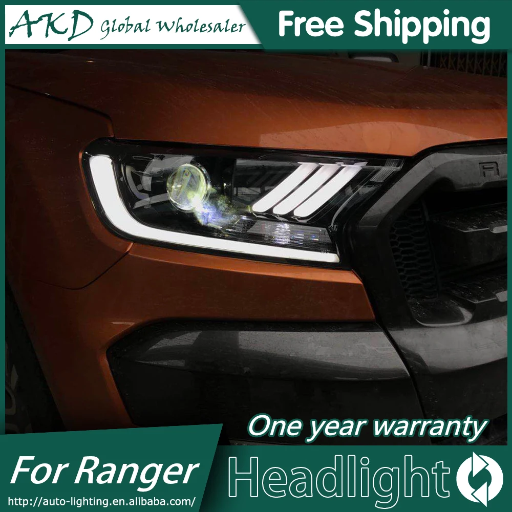 АКД стайлинга автомобилей фара для Ford mustang фары светодиодный фар ангельские