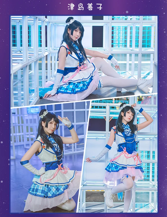 Love Live! Sunshine! Aqours Chika Ruby Kanan Dia вы аркадная игра 3rd всех членов униформы косплей костюм