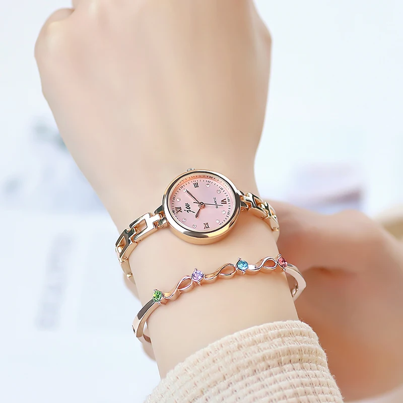 Новый бренд JW женский браслет роскошные Кристальные нарядные часы женские