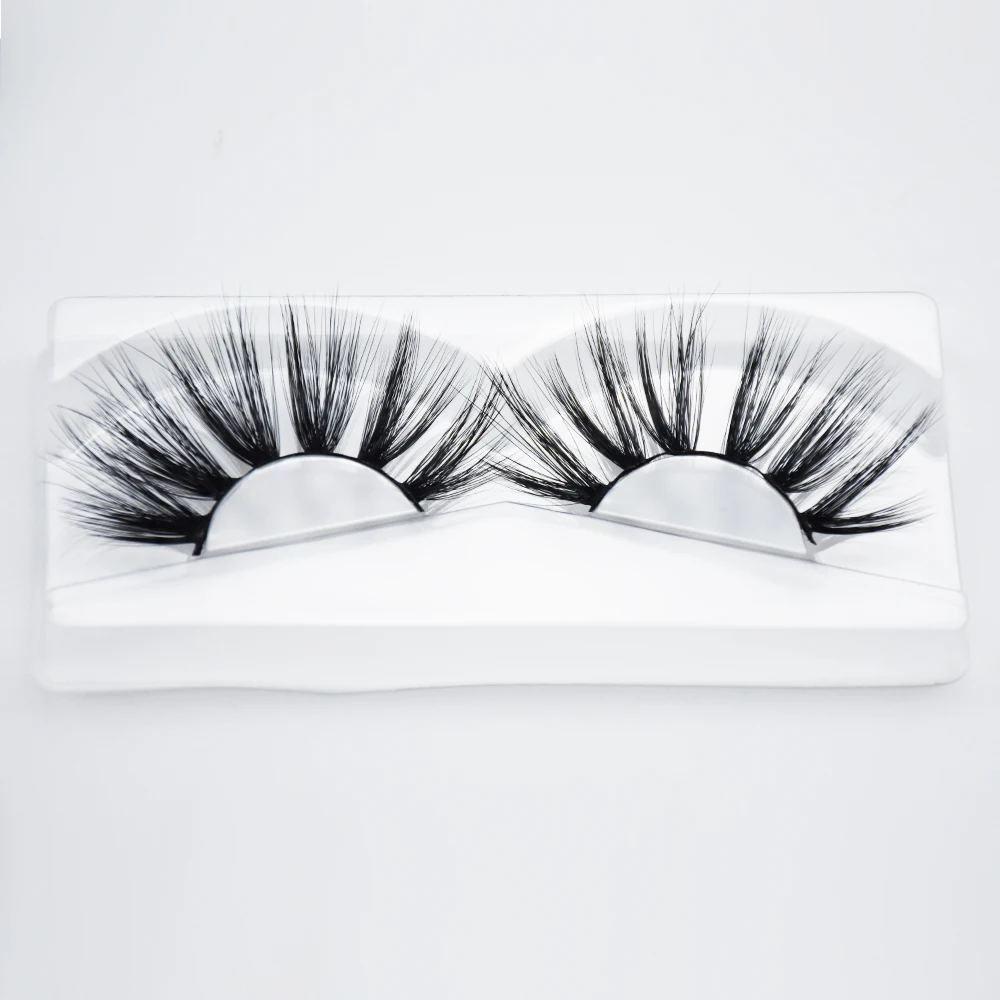 

25MM 1 Pair Natural False Eyelashes Thick Makeup Real 3D Mink Lashes Soft Eyelash Extension Fake Eye Lashes Long Mink Eyelashes