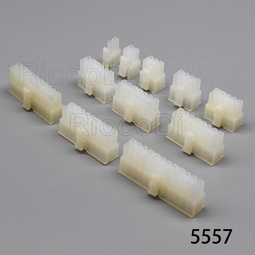 10 шт./лот 5557-R 5557 4 2 мм прозрачный автомобильный жгут проводов соединитель - 24