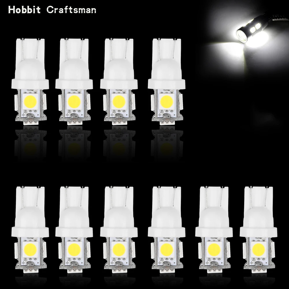 

Горячая распродажа 10 шт. супер яркий T10 супер яркий светодиодный купольный светильник для чтения в салоне автомобиля габаритный светильник ...