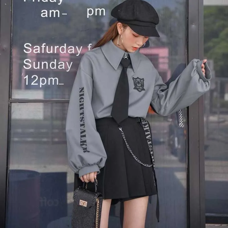 Женская юбка в складку Harajuku опрятный Стиль клетчатая Мини-юбка для девочек