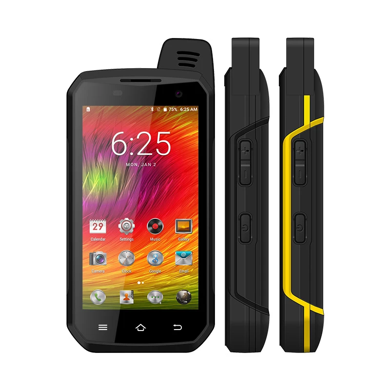Zello Walkie Talkie B6000 4G LTE сотовый телефон PTT Восьмиядерный IP68 водонепроницаемый