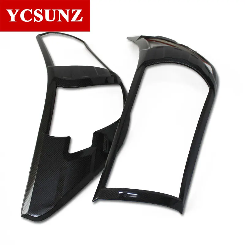 Внешние аксессуары крышка фар из углеродного волокна для Toyota Hilux Revo 2016 2017 2018|headlight