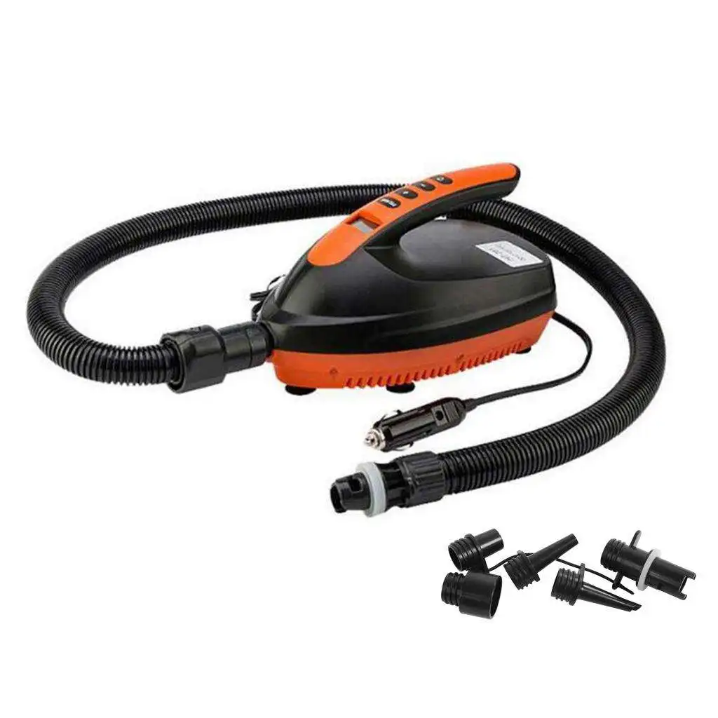 

Электрический насос для надувания 12 В, умный быстрозаполняющий воздушный насос с функцией дефляции, надувная лодка, пневматический насос д...