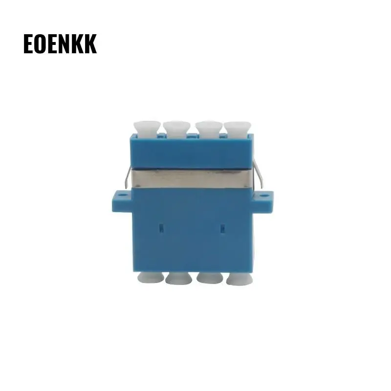 

LC Quadruple Single-mode Optical Fiber Adapter LC Quadruple Flange Plate Single Mode LC-LC Quadruple Fiber Coupler
