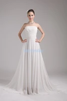 2016 chiffon floor length wedding party dress new fashion hot seller custom whiteivory actual designer beading bridesmaid dress