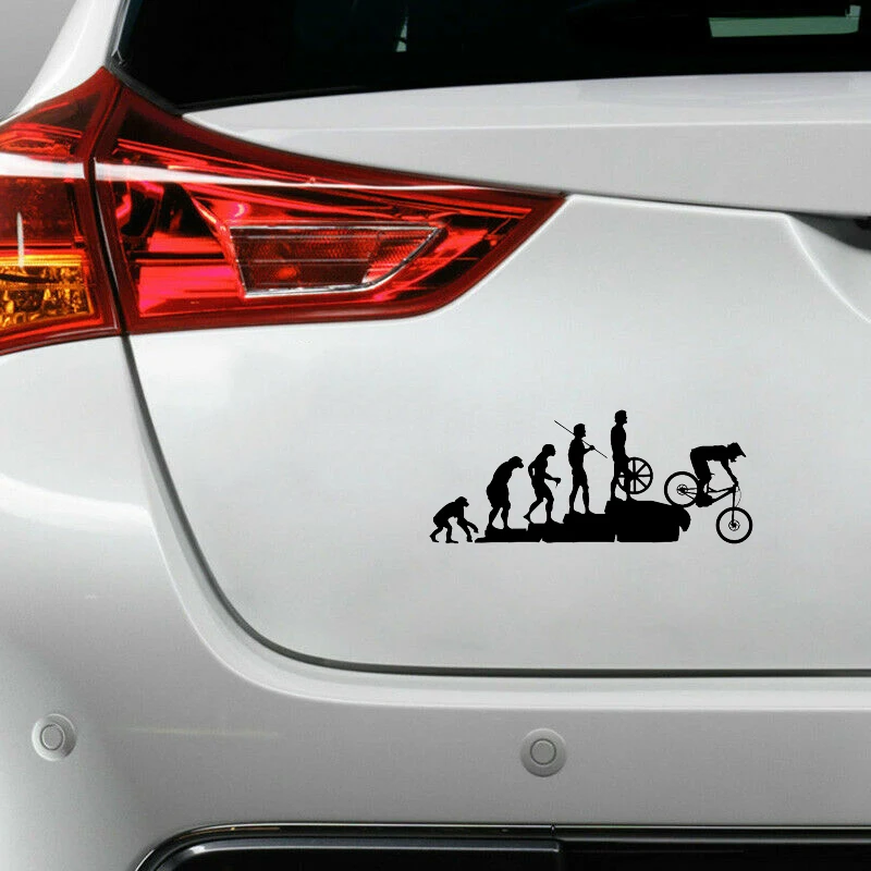 Интересные наклейки на горный велосипед и автомобильные аксессуары покрывающие