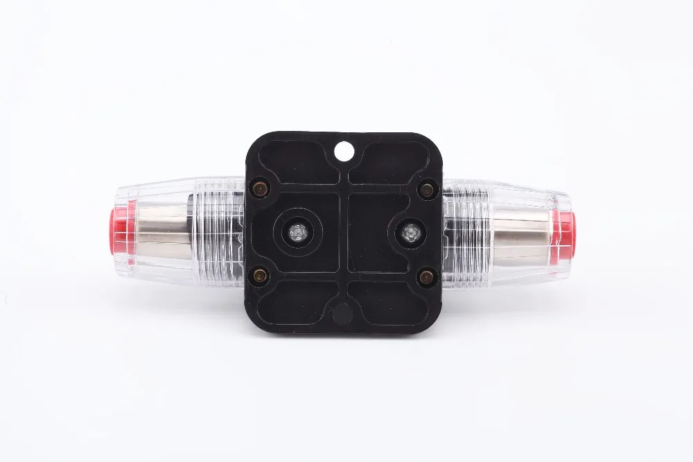 12 60v dc amp circuit breaker 20a 30a 40a 50a 60a 80a 100a car inline replace fuse reset inverter holder agu style refit adapter free global shipping