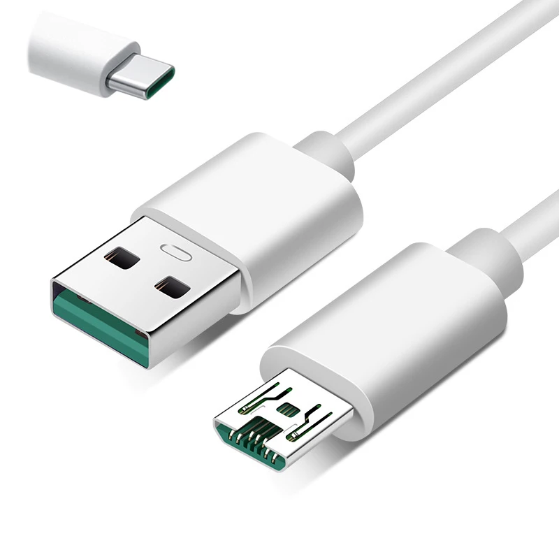 Кабель 4A/5A для VOOC зарядное устройство USB C/Micro кабель быстрой зарядки и передачи