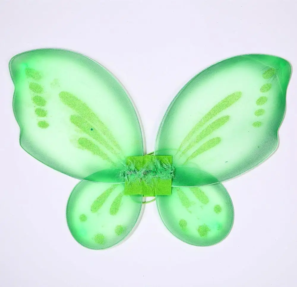 Girls Tinkerbell Magic Fairy Tutu Dress Green Flower Princess costume Children halloween Fancy Costumes outfits with wing wand |