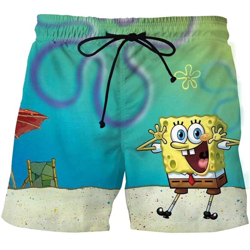 

Cartoon Character 3D Printing Mens Beach Shorts 3d Swim Board shorts Funny Cute Boys Shorts Summer Quick-drying Short Pants