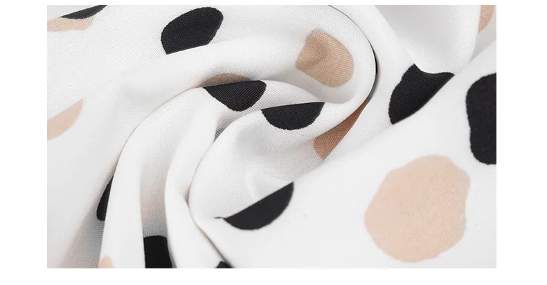 

Sexy Bohemian print summer dress women female midi dress A-line holiday Polka dot big swing asymmetrical ladies dress 2020