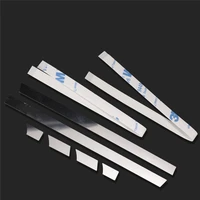 simulation car door anti scratch strip silver plating metal anti collision protector bar for mst jimny rc car accessories